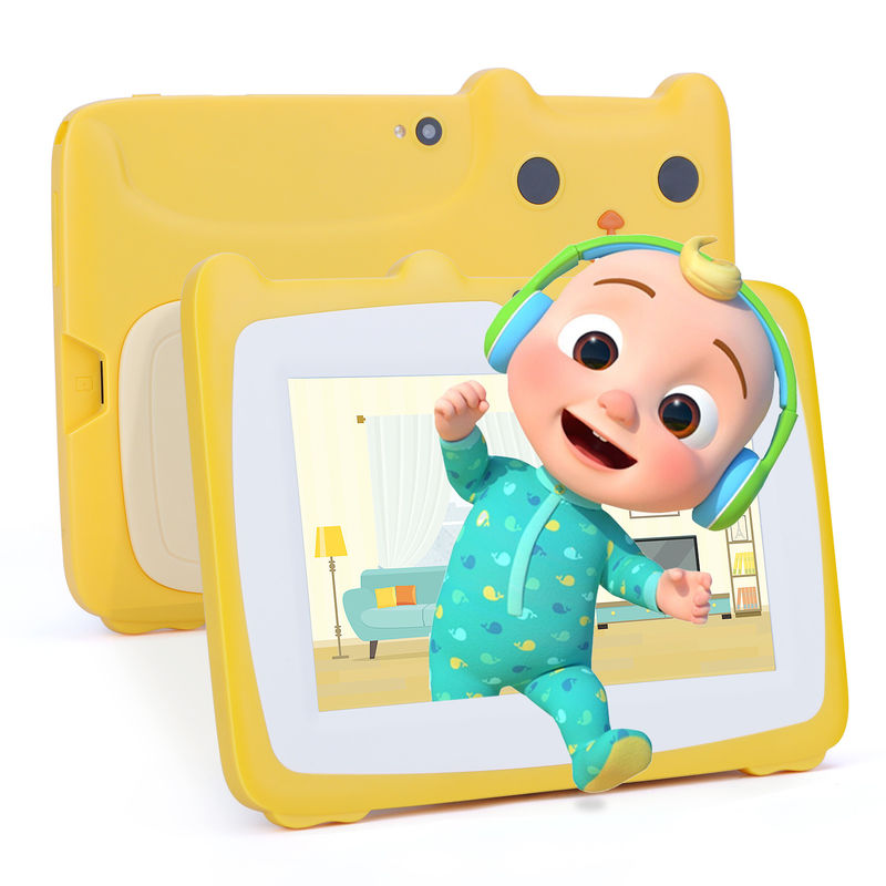 C Idea 7 Inch Kids Touch Screen Tablets Dual Cameras High Definition Screen 2+32G Yellow