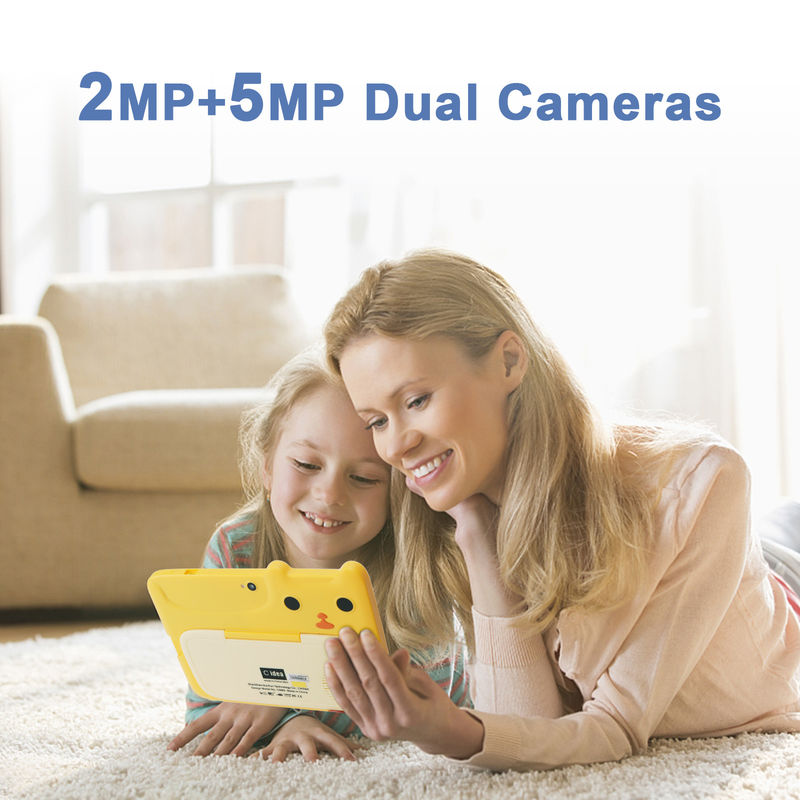C Idea 7 Inch Kids Touch Screen Tablets Dual Cameras High Definition Screen 2+32G Yellow