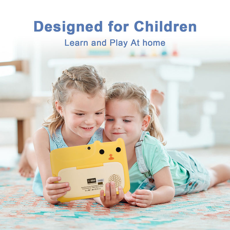 C Idea 7 Inch Kids Touch Screen Tablets Dual Cameras High Definition Screen 2+32G Yellow
