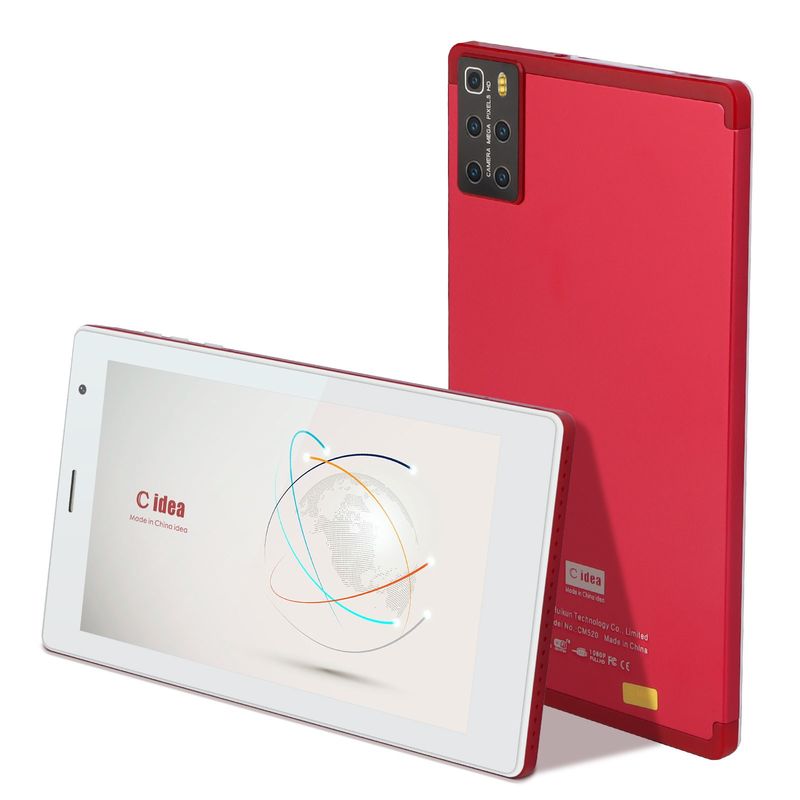 C idea Portable And Convenient Usage 7 Inch Touch Screen Tablet With High Resolution Display CM520 (red)
