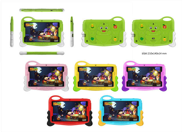 C idea 7 Inch Educational Tablet For Students CM78-Red 2MP Dual Camera Android Quad-Core Processor CM78