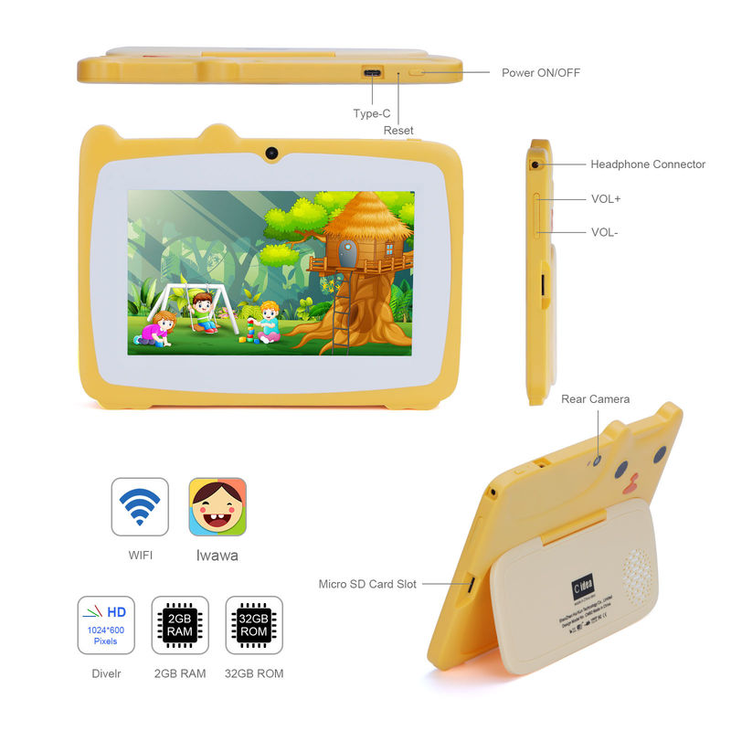 C Idea 7 Inch Tablet For Kids With Proof Case 2GB+32GB Google Play Tablet Kidspad  CM82