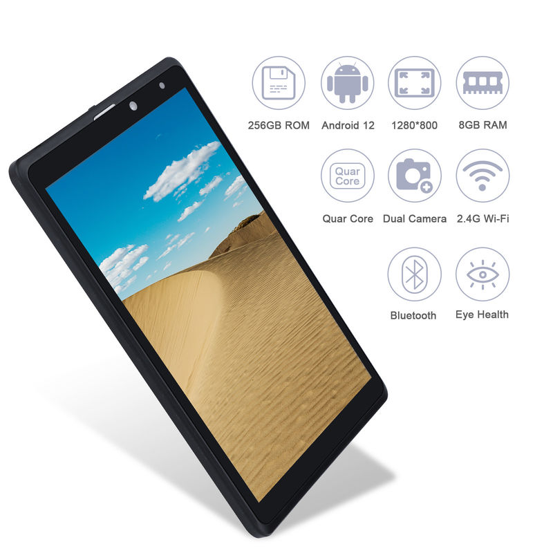C idea Adults Black Android 8 Inch Tablet PC CM835 MTK Chip 256GB Large Storage GPS Supports