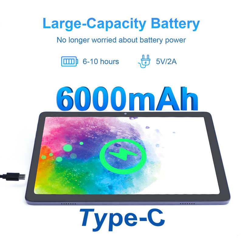 C Idea Android Tablet With Dual Camera 6000mAh Google Certified 10.1 Inch Tablet P1200
