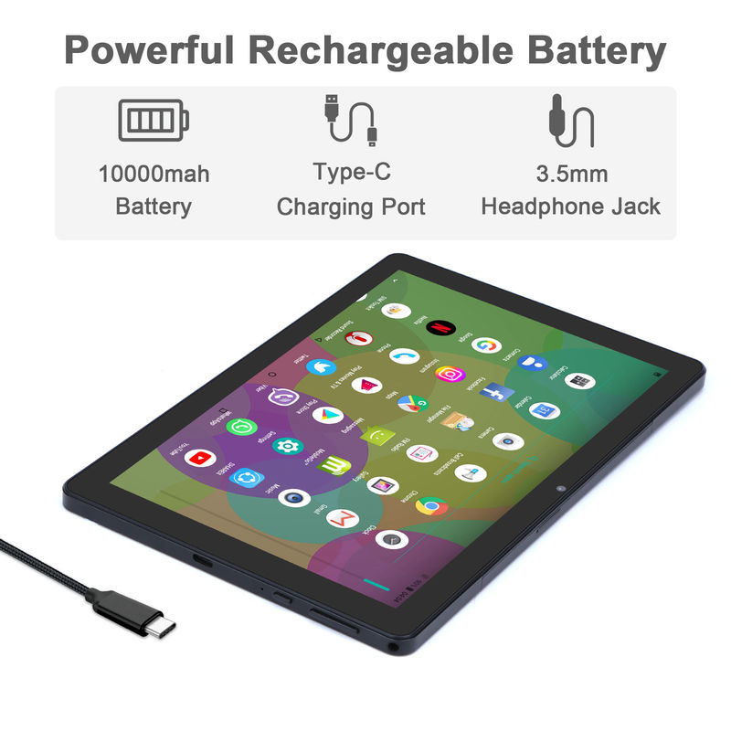 C idea 9.7 inch Android 12 Tablet 8GB RAM 512GB ROM Model CM7800 Black