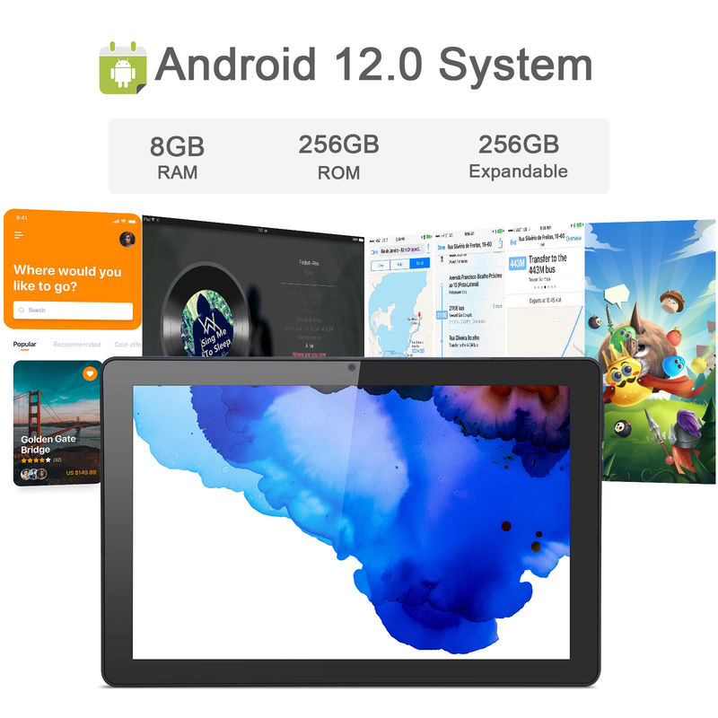 C idea 9.7 inch Android 12 Tablet 8GB RAM 512GB ROM Model CM7800 Black