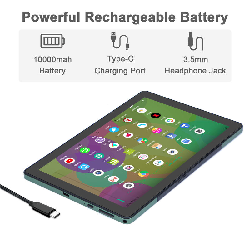 C idea 9.7 inch Android 12 Tablet 8GB RAM 512GB ROM Model CM7800 Green