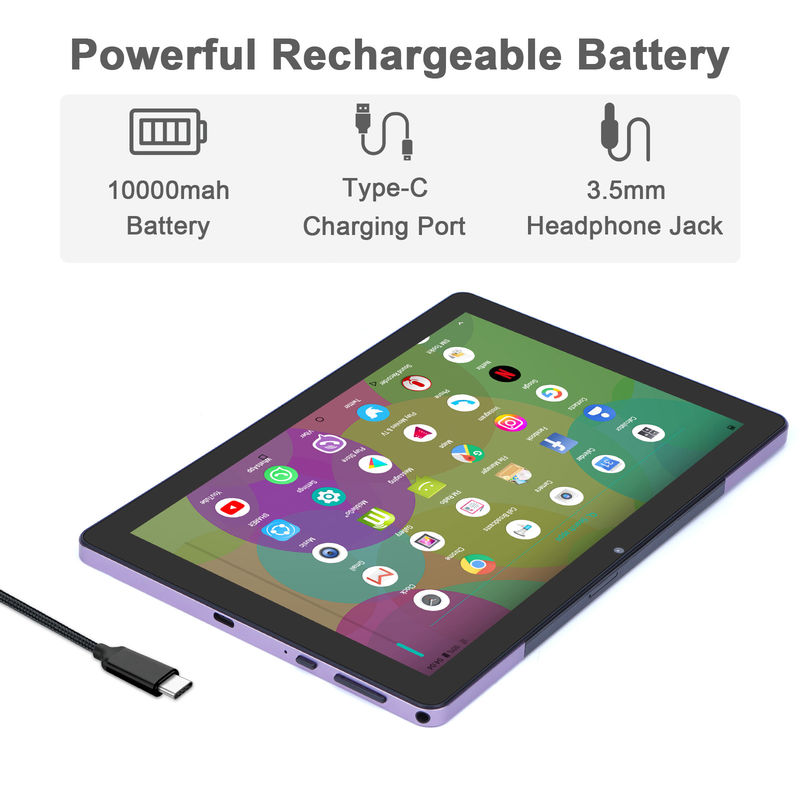 C idea 9.7 inch Android 12 Tablet 8GB RAM 512GB ROM Model CM7800 Purple