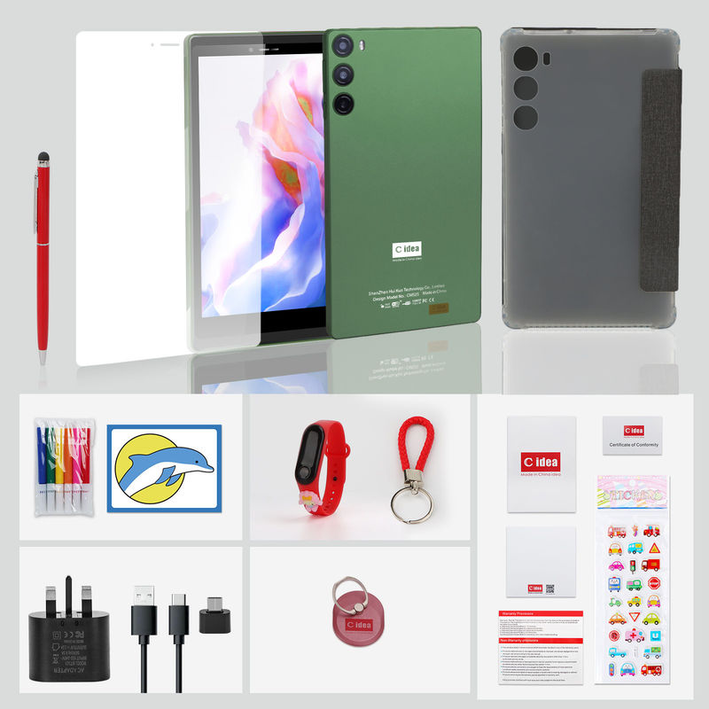 C Idea 7 Inch Touch Screen Tablet With SIM For Students CM525 Green