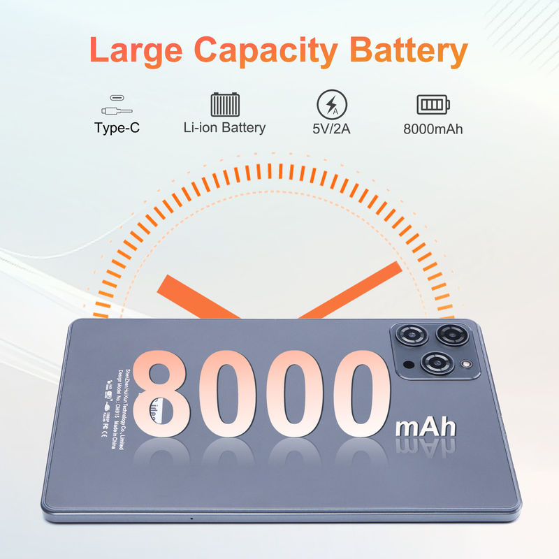 C idea 9 inch Android 12 Tablet 8GB RAM 512GB ROM 5MP+8MP Dual Camera WIFI Tablet with SIM CM915 (Grey)