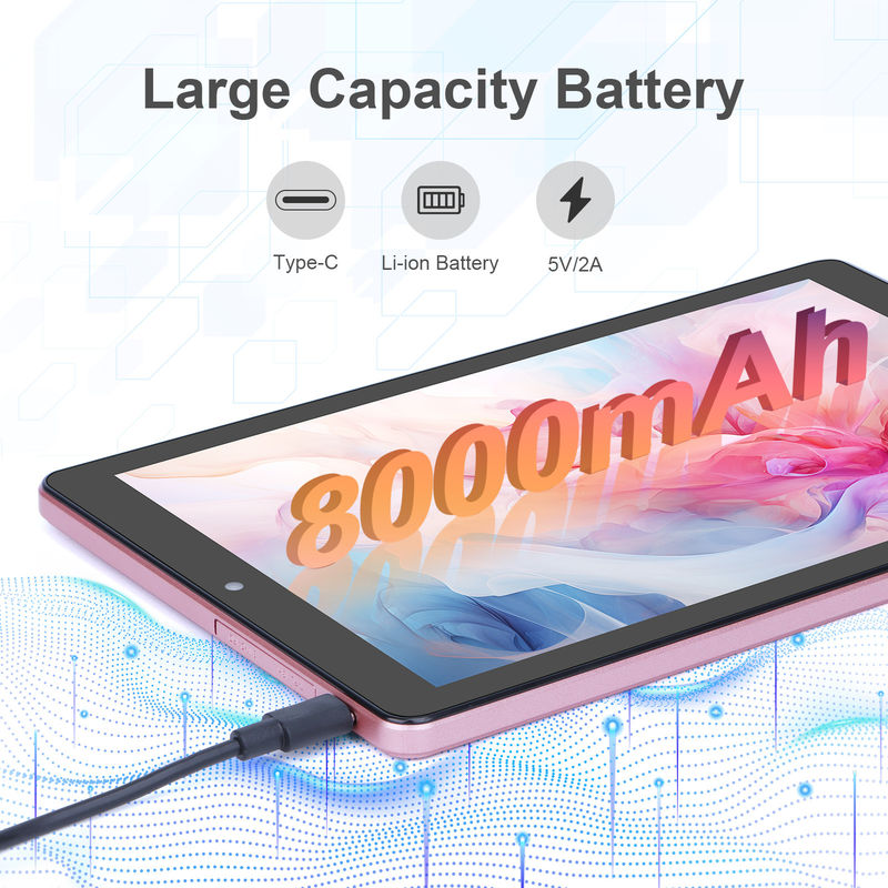 C idea 9 Inch Tablet PC WIFI 2.4G/5G 800x1280 IPS Screen Android Tablet Phone Call Support With Dual Camera(Pink)
