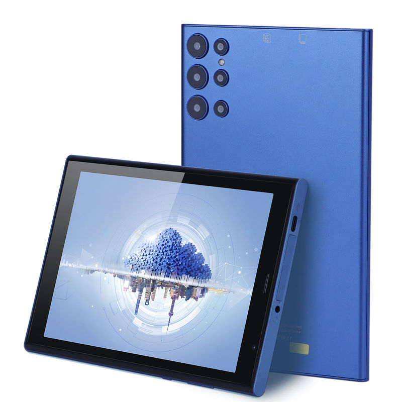 C idea 8 inch Android Tablet PC 8GB RAM 512GB ROM Quad Core 800*1280 HD Tablets with WIFI/SIM Card CM822 (Blue)