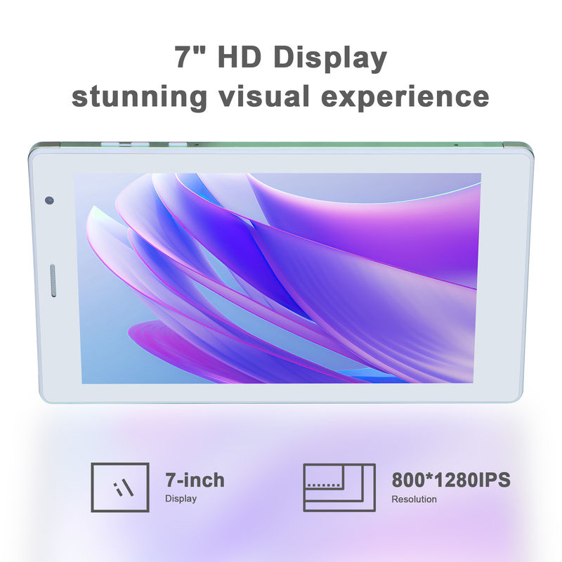 C idea 7 Inch Android Smart Tablets 8+512GB Quad Core WiFi Tablet HD Touch Screen CM513(Green)