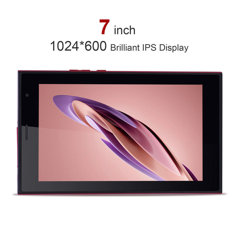 C idea Android 7 Inch Tablet PC with 6 RAM+128 ROM Storage 6000mAh Battery Life for Kids and Adults CM522 Red