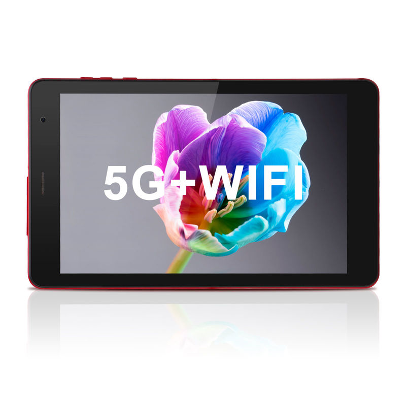 C idea Android 8 Inch Tablet PC Android 12 Tablet 512GB Storage Tablets PC Quad Core Processor CM813 red