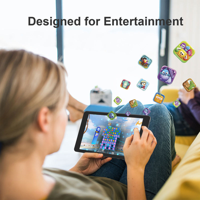 C idea Android 8 Inch Tablet PC Android 12 Tablet 512GB Storage Tablets PC Quad Core Processor CM813 red