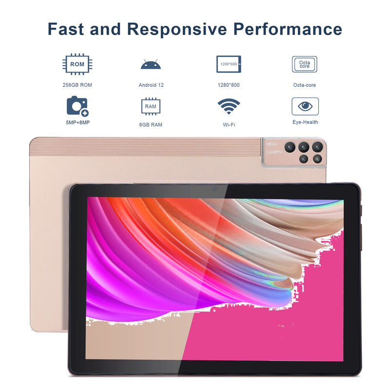 C Idea 10 Inch Tablet PC Android 12 Tablet 6GB RAM 256GB ROM 6000mAh Battery IPS HD Touch Screen CM7000PLUS