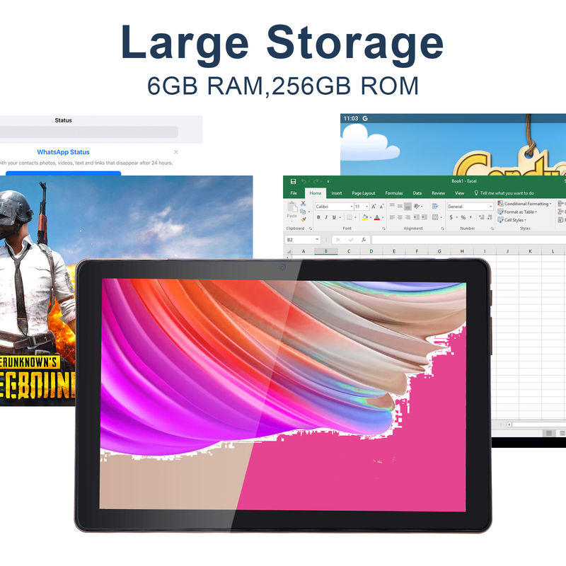 C Idea 10 Inch Tablet PC Android 12 Tablet 6GB RAM 256GB ROM 6000mAh Battery IPS HD Touch Screen CM7000PLUS