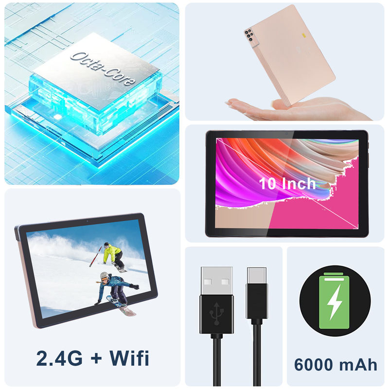C Idea 10 Inch Tablet PC Android 12 Tablet 6GB RAM 256GB ROM 6000mAh Battery IPS HD Touch Screen CM7000PLUS