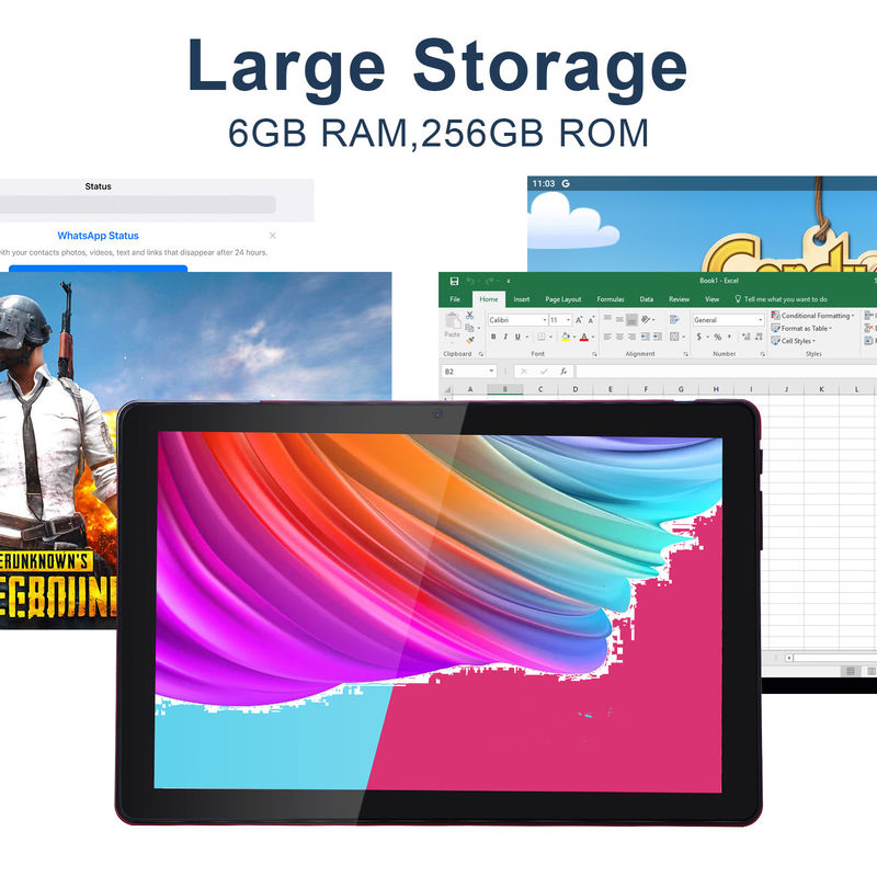 C Idea 10 Inch Tablet PC Android 12 Tablet 6GB RAM 256GB ROM 6000mAh Battery IPS HD Touch Screen CM7000PLUS