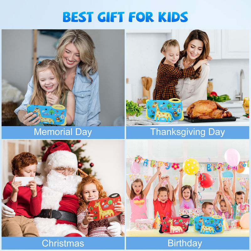 C Idea 7 Inch Android Tablet For Age 3-7 Expand 512GB Tablet Kidspad With Case CM92