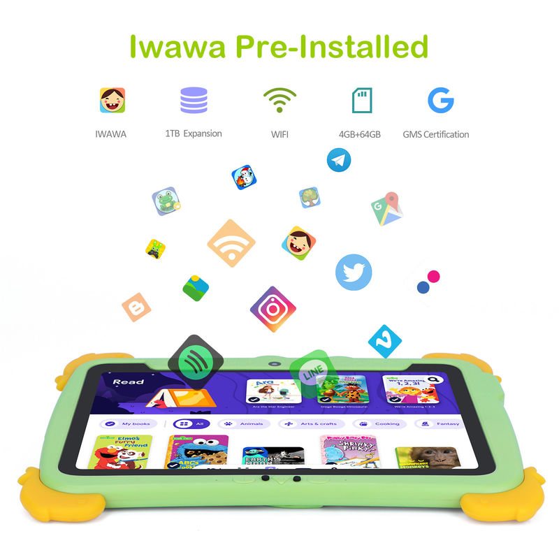 C idea 10.1 inch Kids Tablet PC With Case Eyes Protection IPS HD Screen for Education Learning P1100
