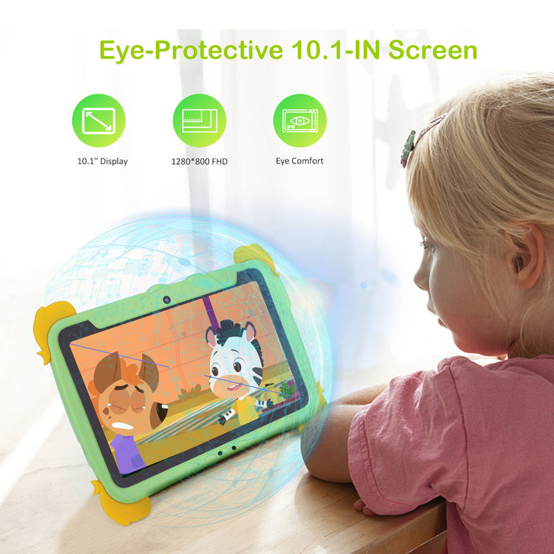 C idea 10.1 inch Kids Tablet PC With Case Eyes Protection IPS HD Screen for Education Learning P1100