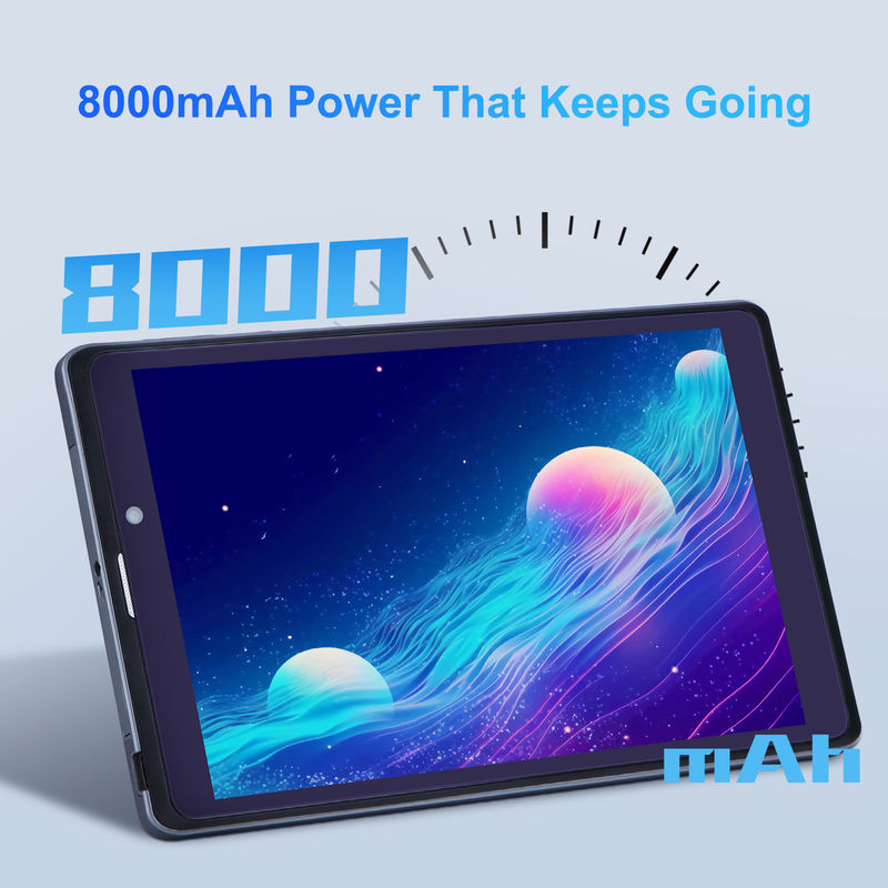 C idea Android Tablet PC Dual Camera 8 Inch 1280x800 IPS HD Display Android 12 Tablets for Student CM818-Grey