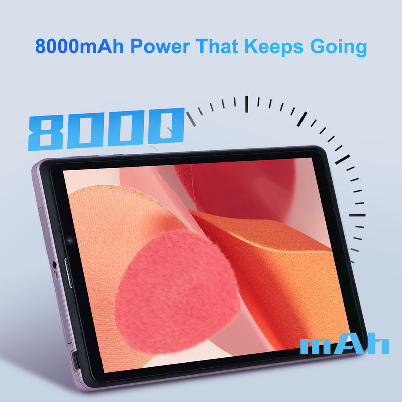 C Idea 8 Inch Android 12 Tablet 8000mAh Battery 5MP+8MP Camera 8GB RAM 512GB ROM For Education Learning CM818-pink