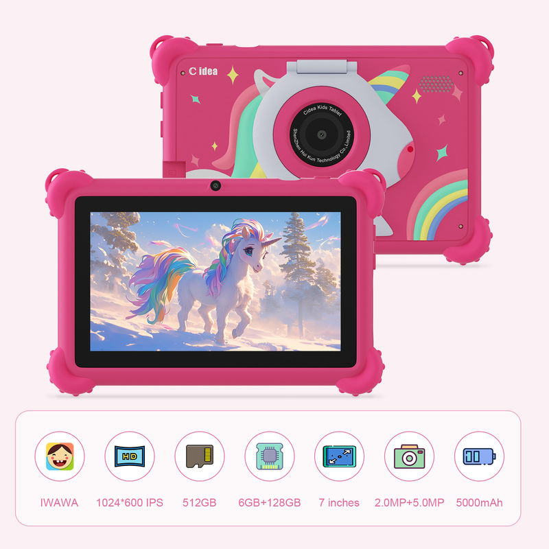 C idea 2024 Kids Learning Tablet Expandable Storage and Educational Content Ready CM88