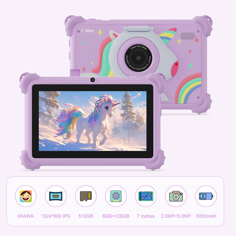 C idea 2024 Kids Tablet Ideal Gift with Android 12 Educational Apps and Durable Case Tablet Kidspad CM88