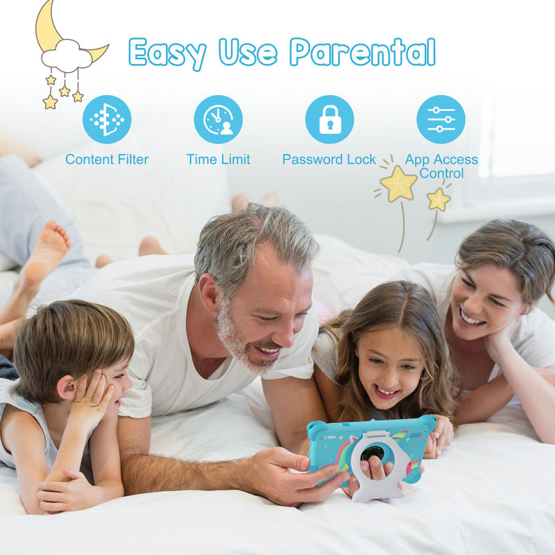 C Idea Android 13 Kids Tablet 4（2+2）+32GB Pre Installed IWAWA Educational Tablet For Students CM91