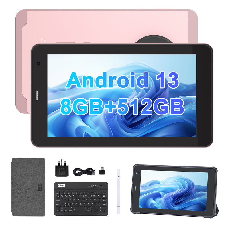 C Idea 7 Inch Tablets With SIM Wifi Android Tablet PC For Students CM518 Pro Pink