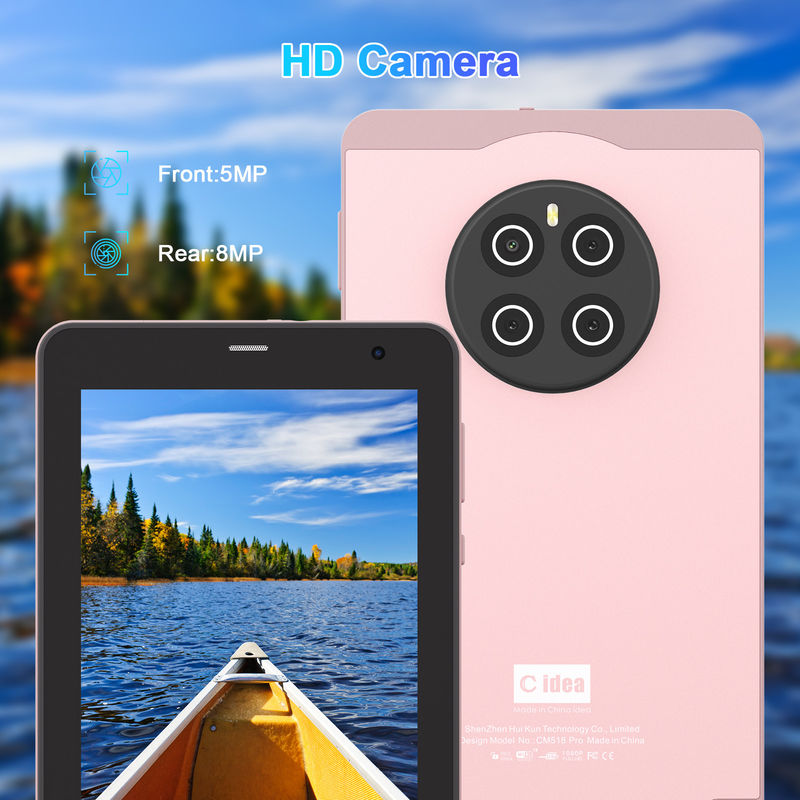 C Idea 7 Inch Tablets With SIM Wifi Android Tablet PC For Students CM518 Pro Pink