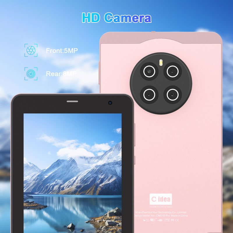 C Idea 7 Inch Tablets With SIM Wifi Android Tablet PC CM518 Pro Pink
