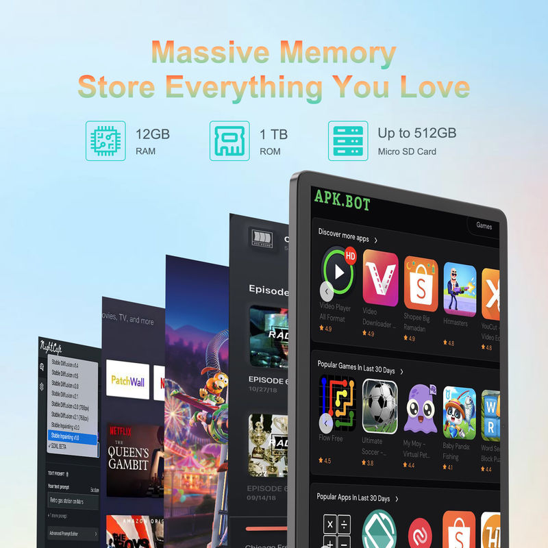 C Idea 14 Inch Tablet Large Storage 1200*1920 FHD Screen Android Tablet PC CM14000 plus