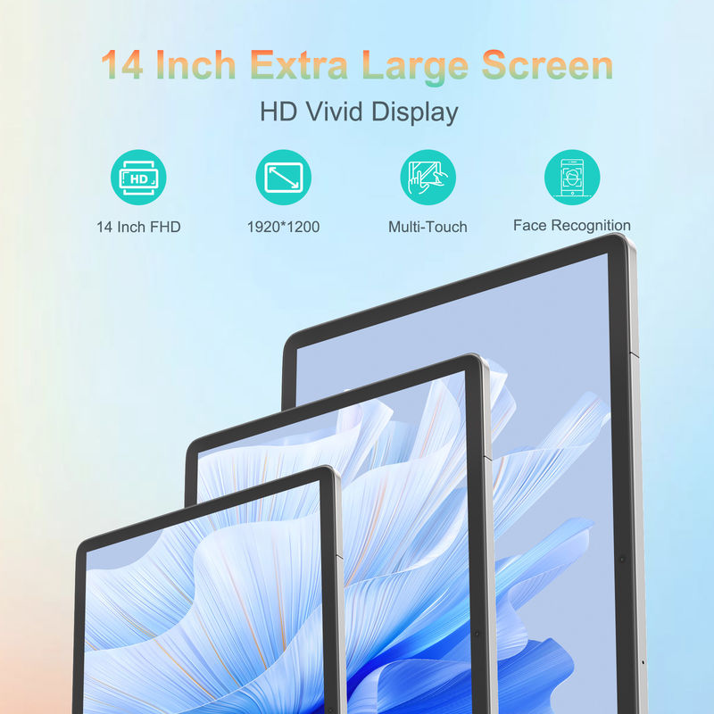 C Idea 14 Inch Tablet 5G Touch Screen Tablets For Students CM14000 Plus Grey