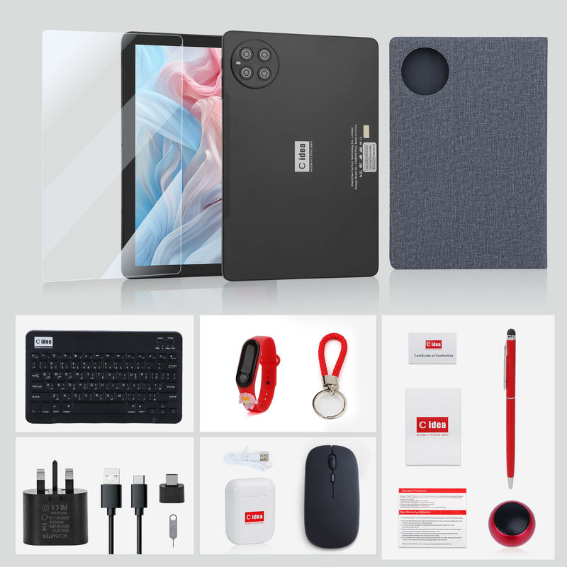C idea 10000mAh Battery 8GB+1TB 10.1 Inch Smart Tablet with Bluetooth Keyboard CM8800pLUS