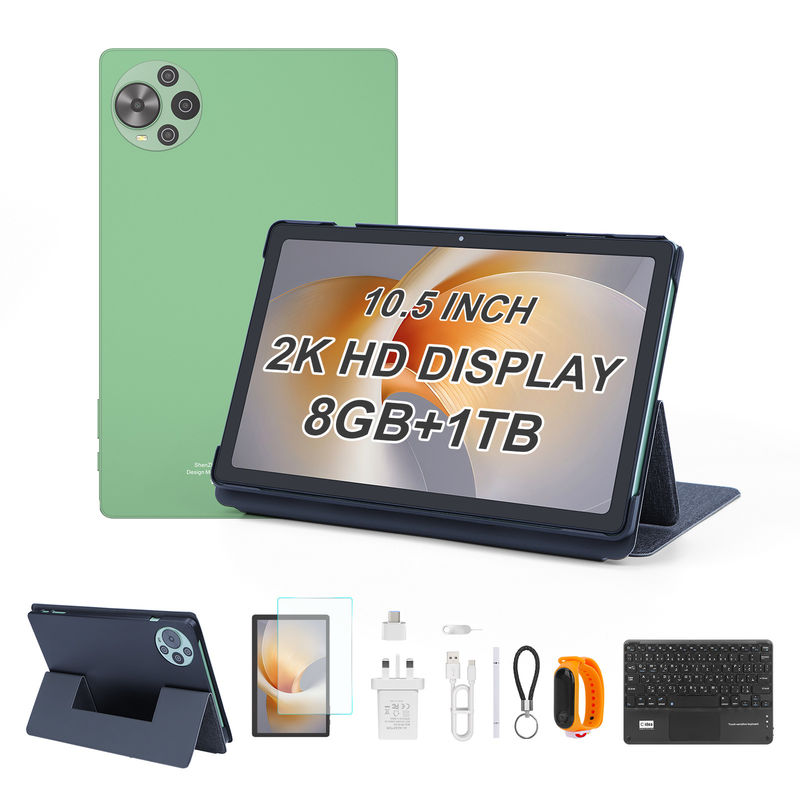 C Idea Newest 10.5 Inch Touch Screen Android Tablet with Dual SIM CM10500 Plus green