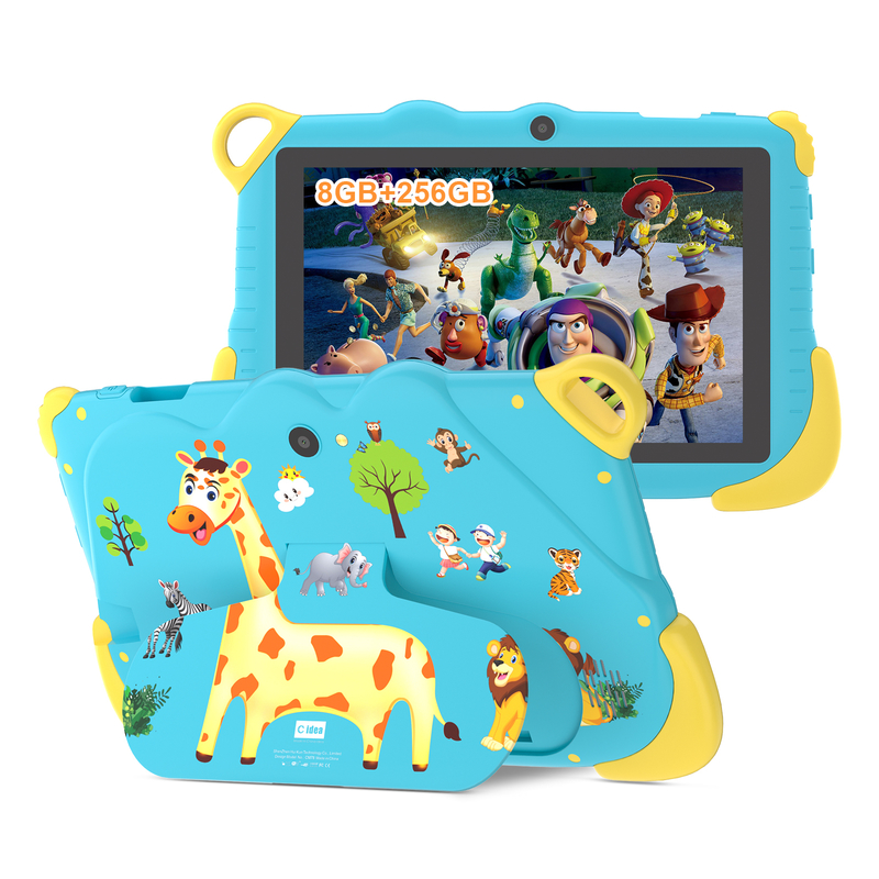 C Idea 7 Inch Android 15 Educational Smart Tablet For Students CM78  blue