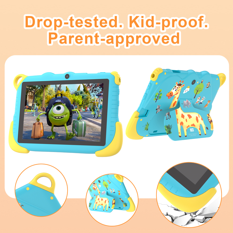 C Idea 7 Inch Android 15 Educational Smart Tablet For Students CM78  blue
