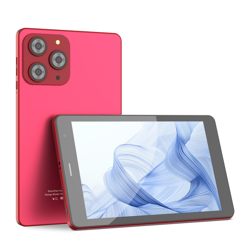 C idea 8 inch Wifi Tablet with 8+512GB Storage Quad Core Processor 800x1280 IPS Touchscreen red CM817 Pro