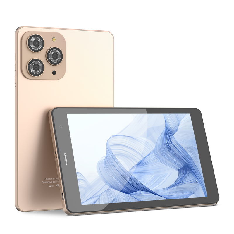 C idea 8 inch Wifi Tablet with 8+512GB Storage Quad Core Processor 800x1280 IPS Touchscreen golden CM817 Pro