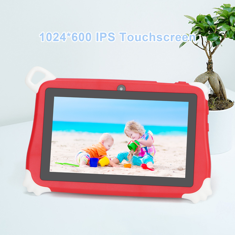 C Idea Android 15 Kids Tablet 8+256GB Educational Tablet Kidspad with Friendly APP CM86 red