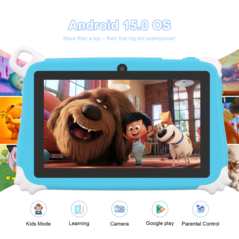 C Idea Android 15 Kids Tablet 8+256GB Educational Tablet Kidspad with Friendly APP CM86 blue