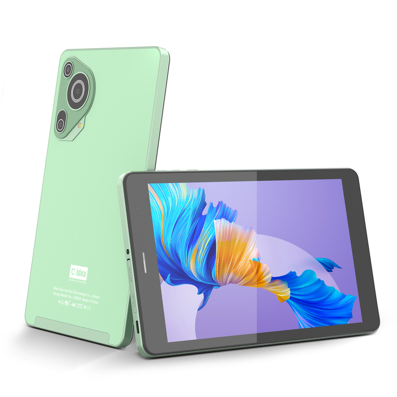 C idea Youth green 8 Inch Tablet Android 15 with tf card slot, WiFi,8GB +512GB, 800*1280 IPS incell CM828