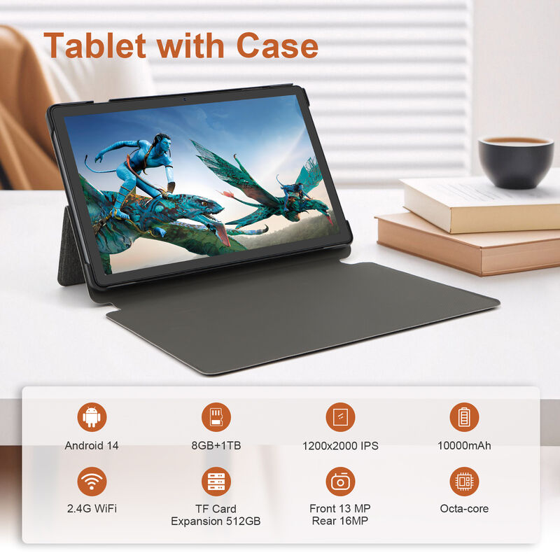 C idea 10.36 inch Android WiFi Touch Screen Tablet PC with 5G Keyboard 8*CortexTm-A53 CM10016 plus