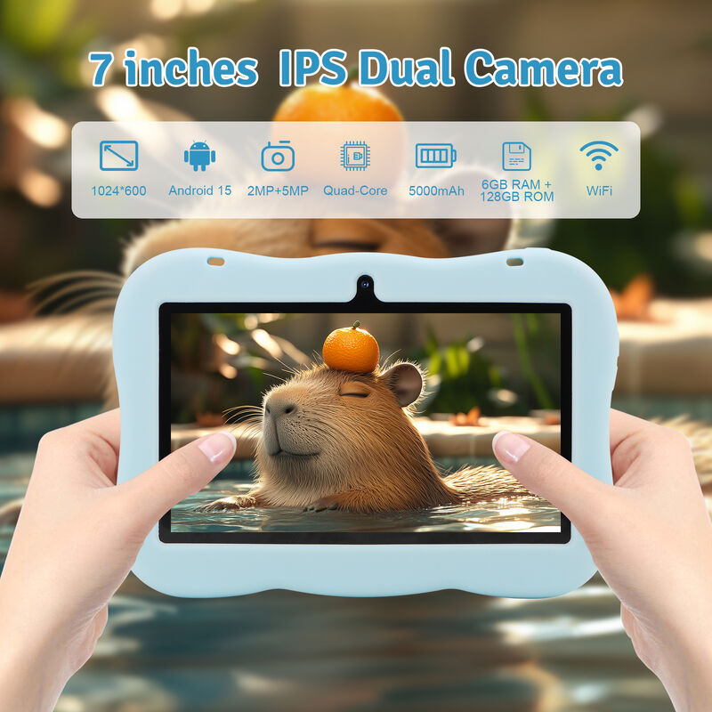 C idea Youth 7 Inch Tablet Android 15 with tf card slot, WiFi,6GB +128GB, 1024*600 IPS incell CM66