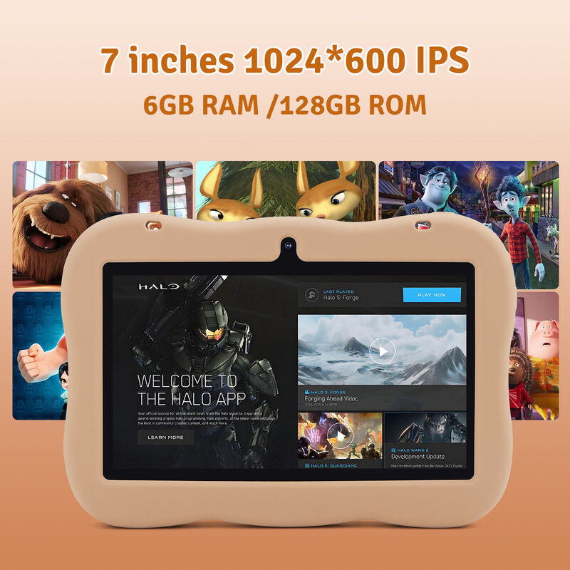 C idea Youth 7 Inch Tablet Android 15 with tf card slot, WiFi,6GB +128GB, 1024*600 IPS incell CM66