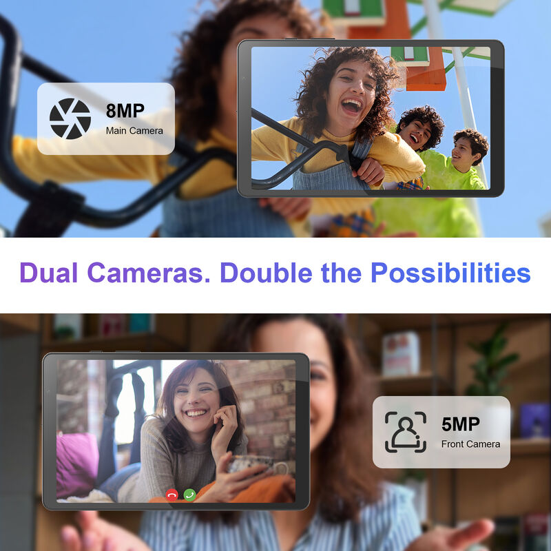 C idea 8 Inch Smart Tablet PC With Keyboard 8GB RAM+512 ROM 800*1340 IPS  incell Touchscreen Display black CM866